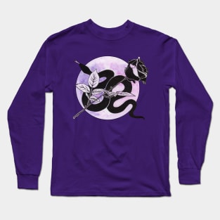 Cosmic Snake and Rose Long Sleeve T-Shirt